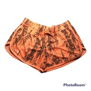 Under Armour Orange Athletic Shorts